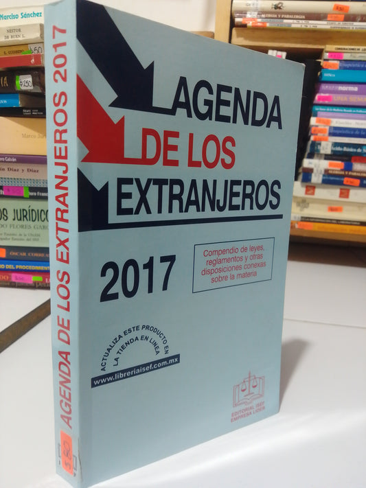 AGENDA DE LOS EXTRANJEROS 2017 USADO DERECHO JUAREZ