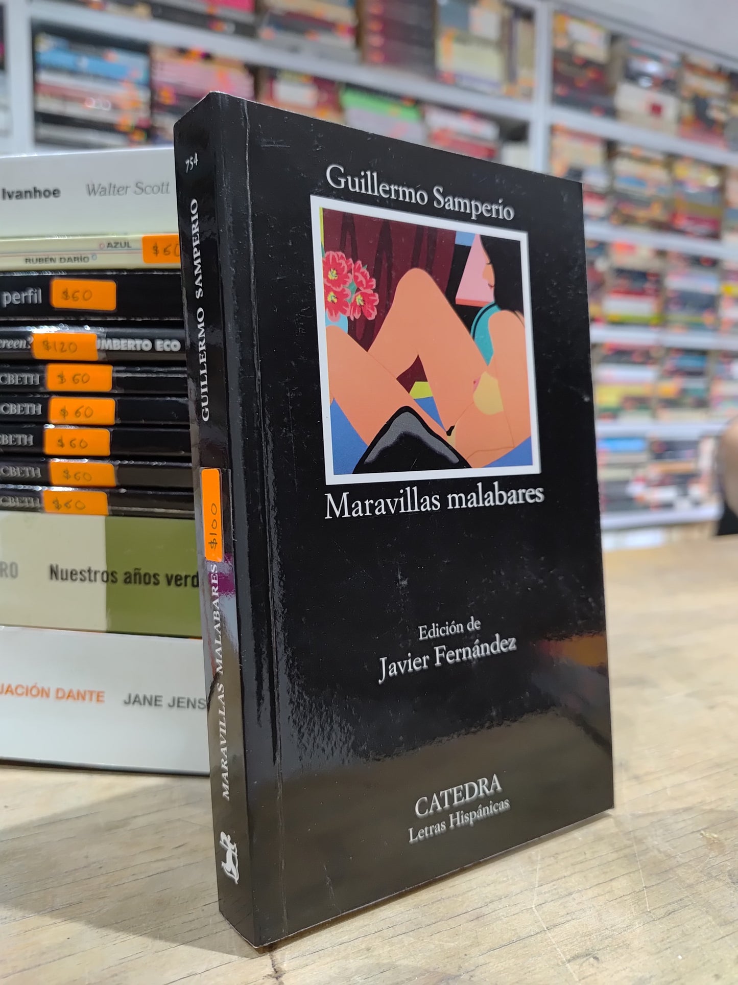 MARAVILLAS MALABARES POR GUILLERMO SAMPERIO USADO NOVELAS JUAREZ 515