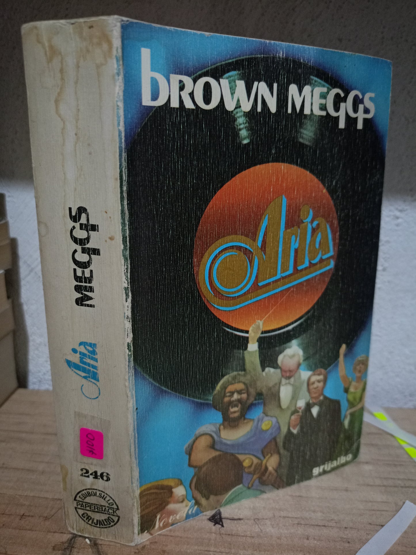 ARIA POR BROWN MEGGS USADO NOVELA LITERARIO 305
