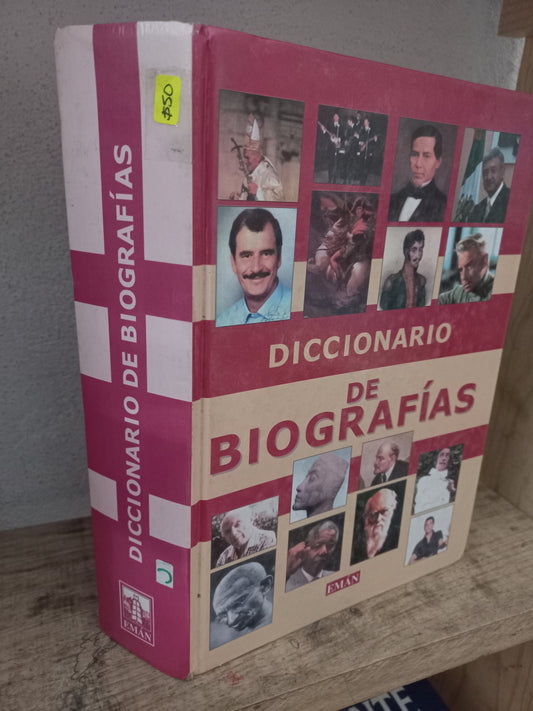 DICCIONARIO DE BIOGRAFÍAS USADO HISTORIA LITERARIO 305