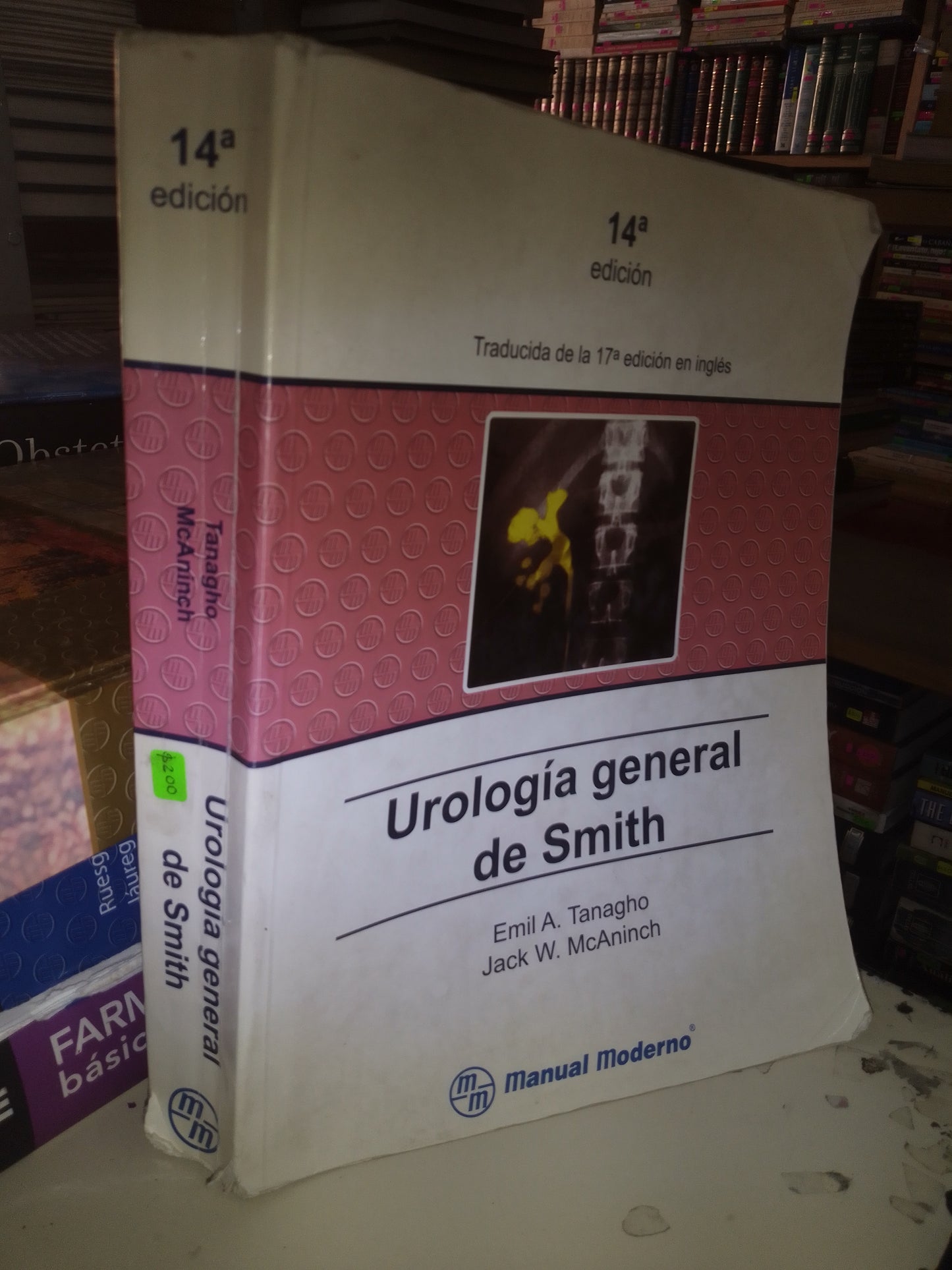 UROLOGIA GENERAL DE SMITH POR TANAGHO Y MCANINCH USADO MEDICINA LITERARIO 207
