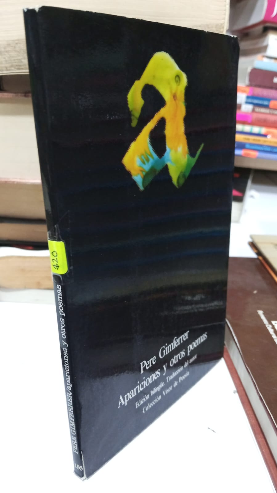APARICIONES Y OTROS POEMAS DE PERE GIMFERRER USADO POEMAS JUAREZ 507