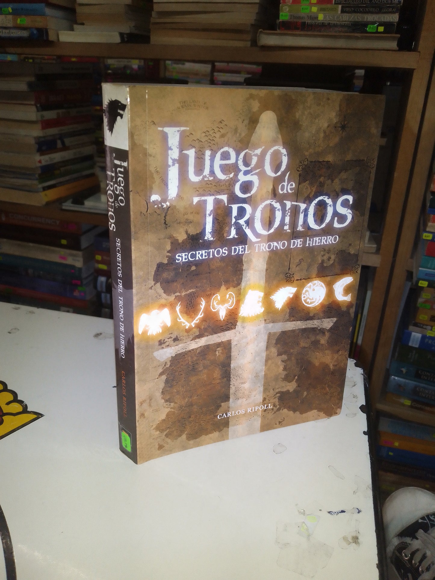 JUEGO DE TRONOS SECRETOS DEL TRONO DE HIERRO POR CARLOS RIPOLL USADO NOVELA LITERARIO 207