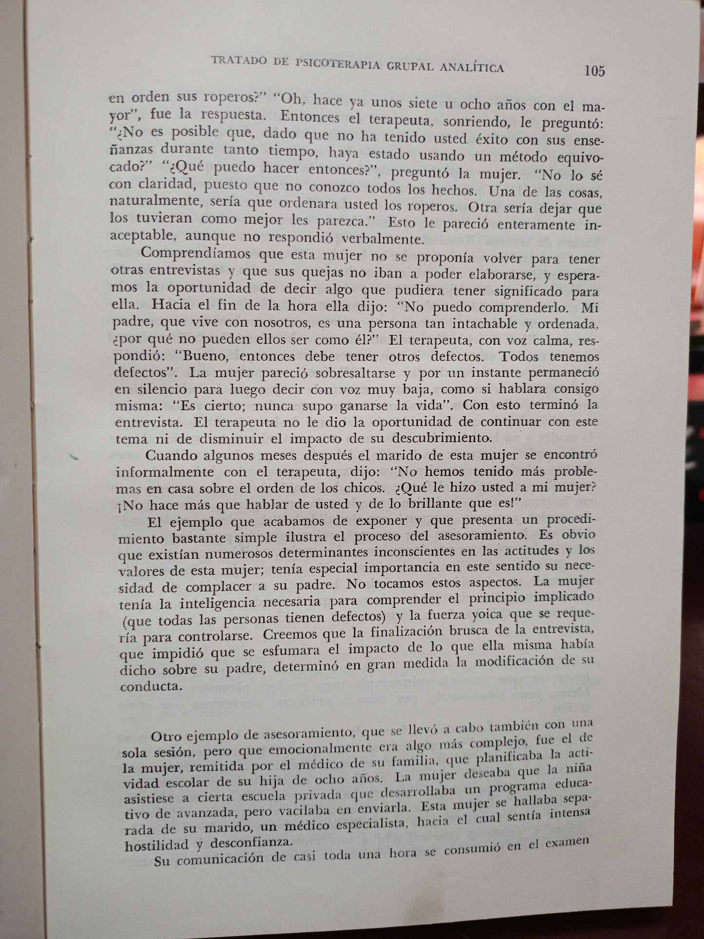 TRATADO DE PSICOTERAPIA GRUPAL ANALÍTICA POR S.R. SLAVSON USADO PSICOLOGÍA LITERARIO 305