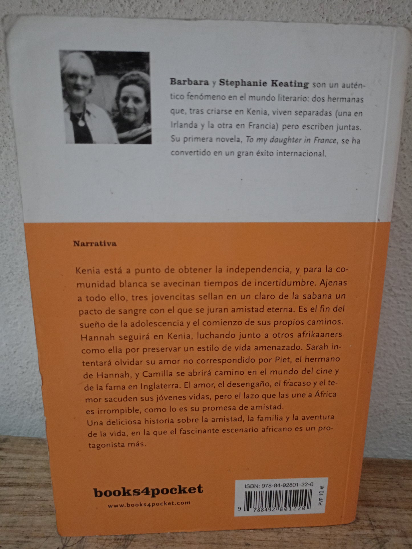 HERMANAS DE SANGRE BARBARA STEPHANIE KEATING USADOS NOVELA LITERARIO 305