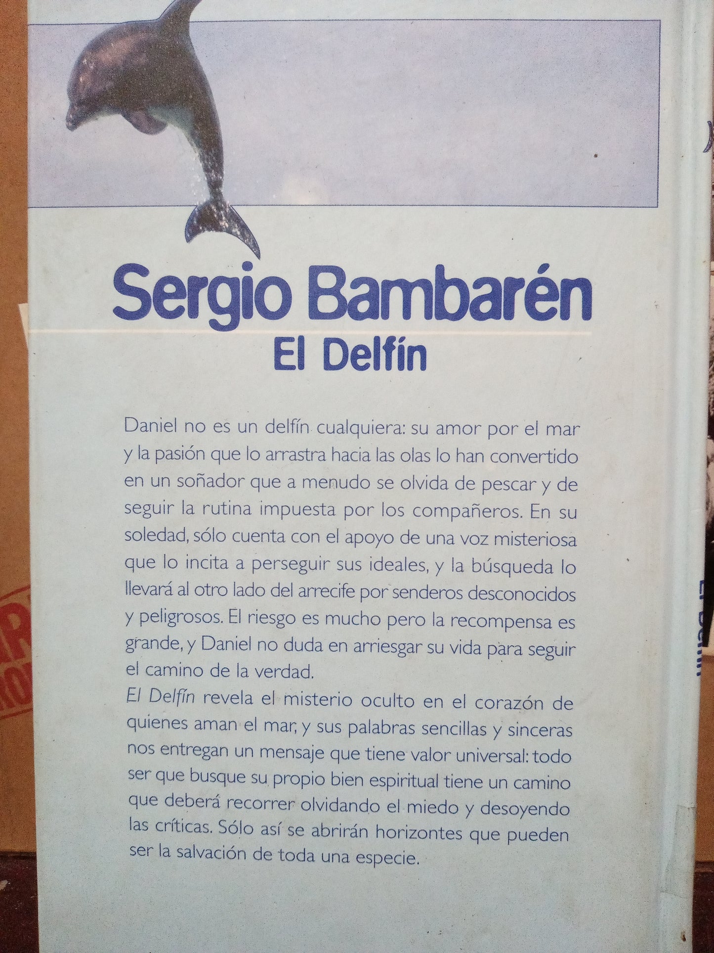 EL DELFIN SERGIO BAMBAREN USADO NOVELA LITERARIO 305