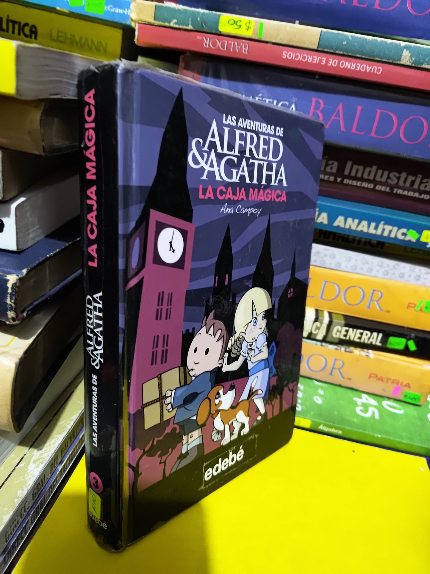LAS AVENTURAS DE ALFED Y AGHATA LA CAJA MAGICA POR ANA CAMPOY USADO NOVELAS JUAREZ 507