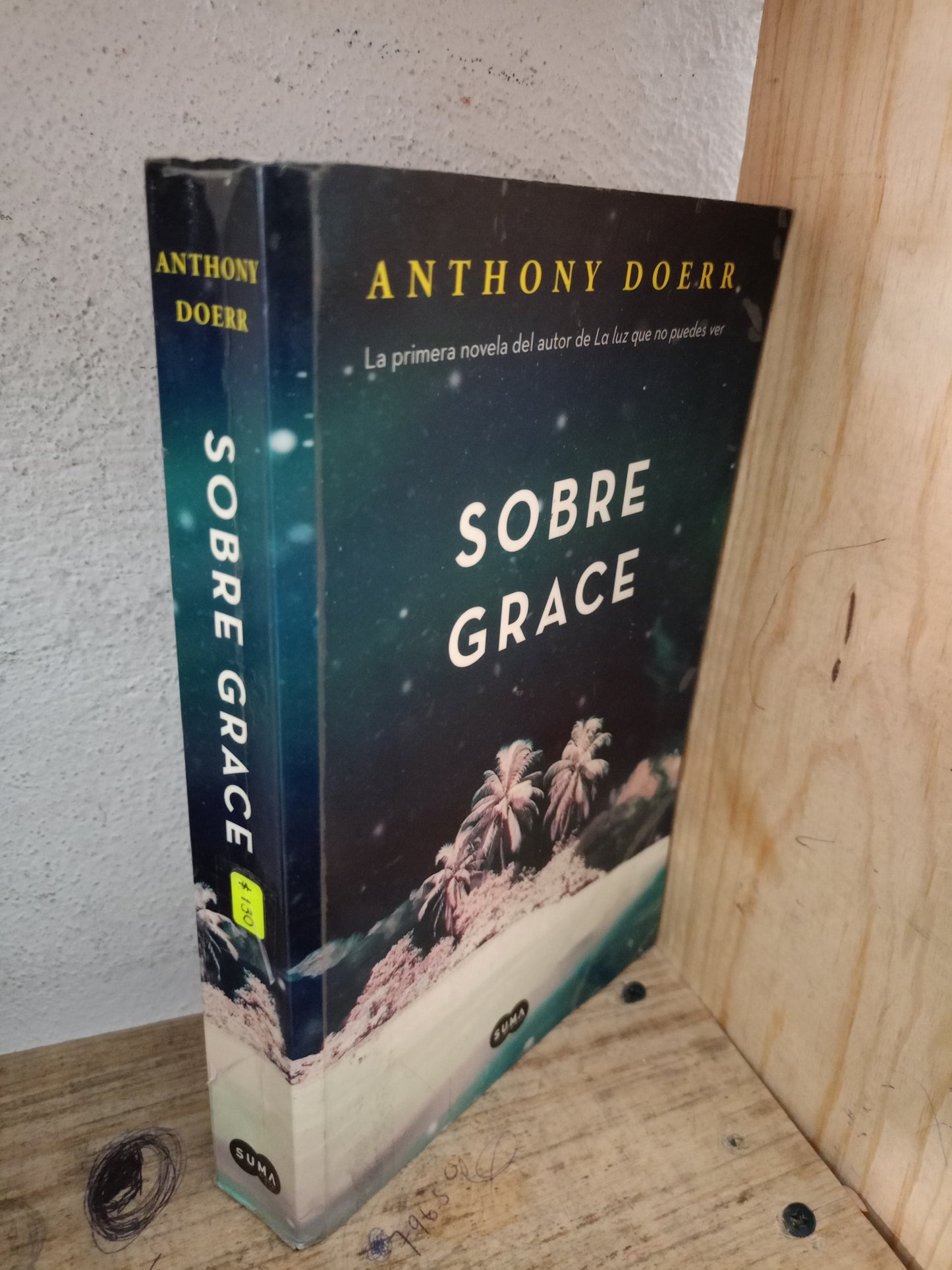 SOBRE GRACE POR ANTHONY DOERR USADO NOVELA LITERARIO 305