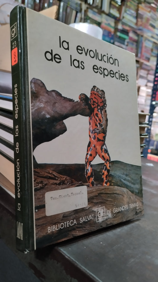 LA EVOLUCION DE LAS ESPECIES POR BIBLIOTECA SALVAT LIBRO USADO CIENCIA ALDAMA