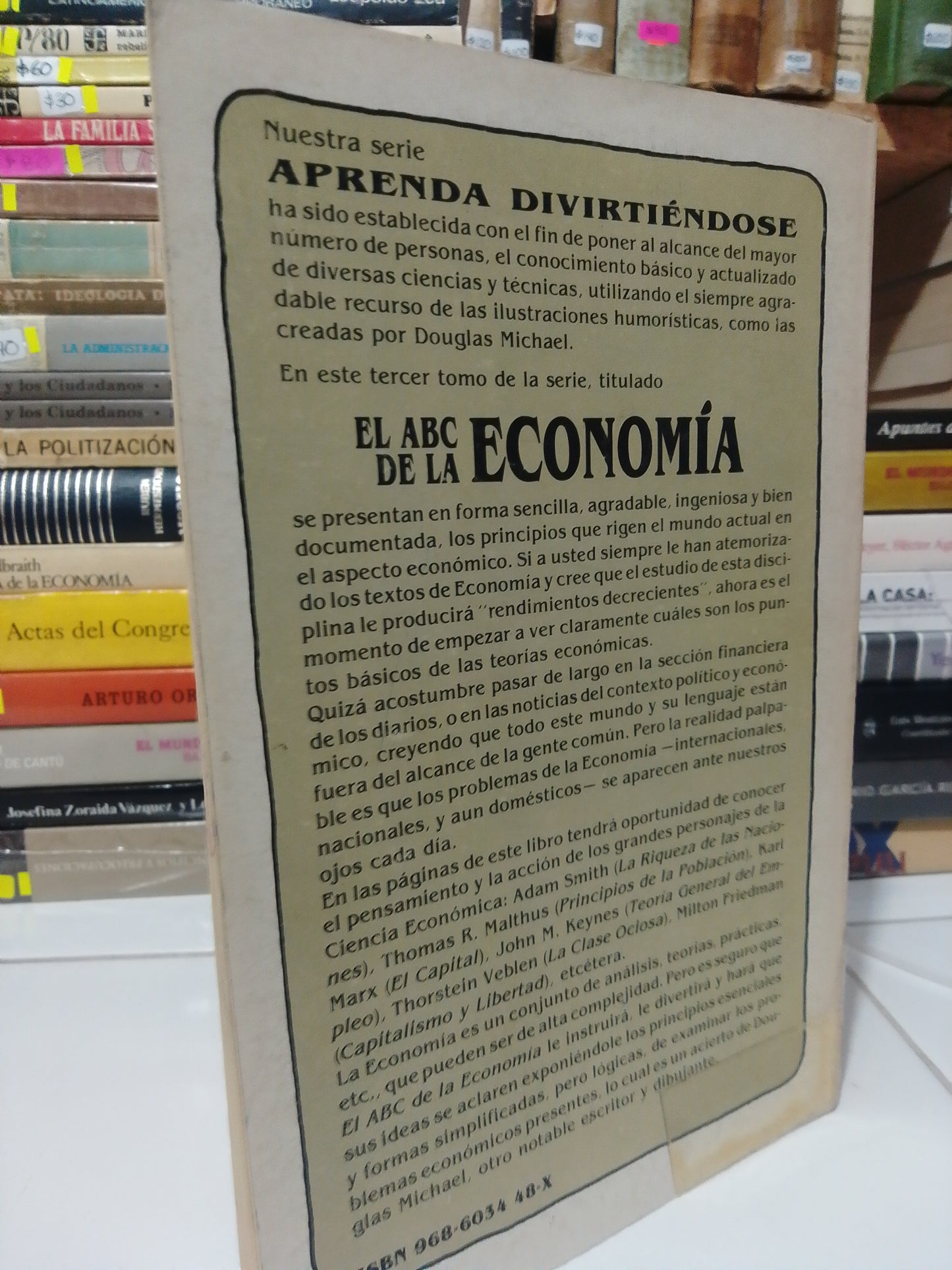EL ABC DE LA ECONOMIA POR DOUGLAS MICHAEL USADO HISTORIA JUAREZ