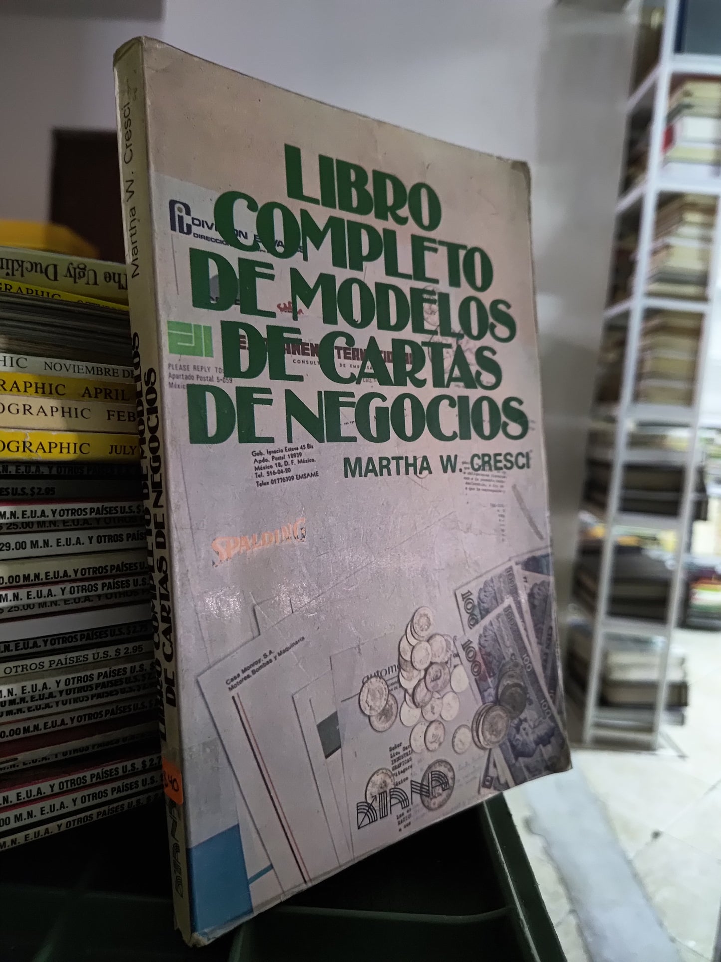 LIBRO COMPLETO DE MODELOS DE CARTAS DE NEGOCIOS POR MARTHA W. CRESCI USADO ADMINISTRACION JUAREZ 515