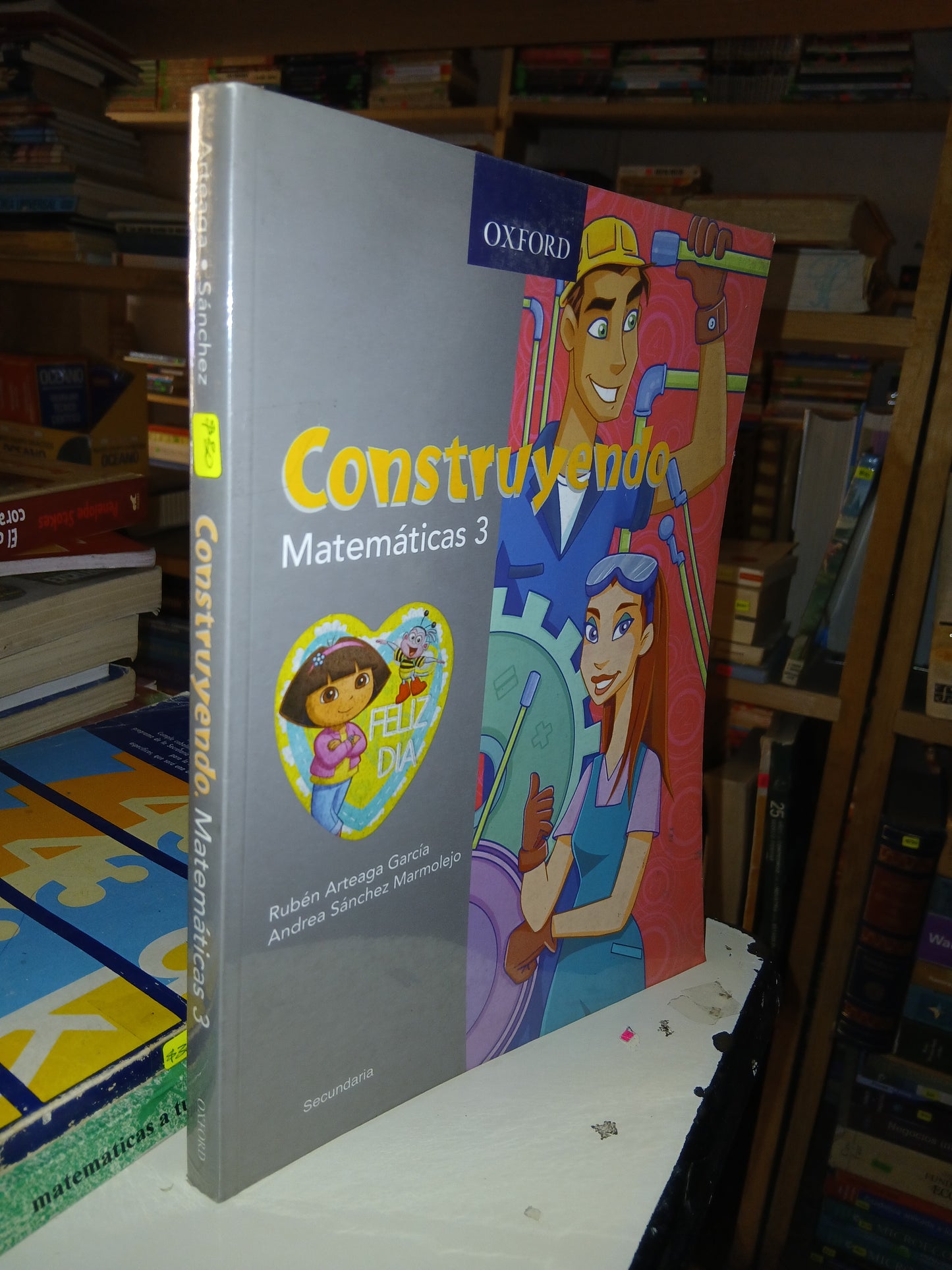 CONSTRUYENDO. MATEMÁTICAS TRES (SECUNDARIA) POR RUBÉN ARTEAGA GARCÍA Y ANDREA SÁNCHEZ MARMOLEJO USADO MATEMÁTICAS LITERARIO 207