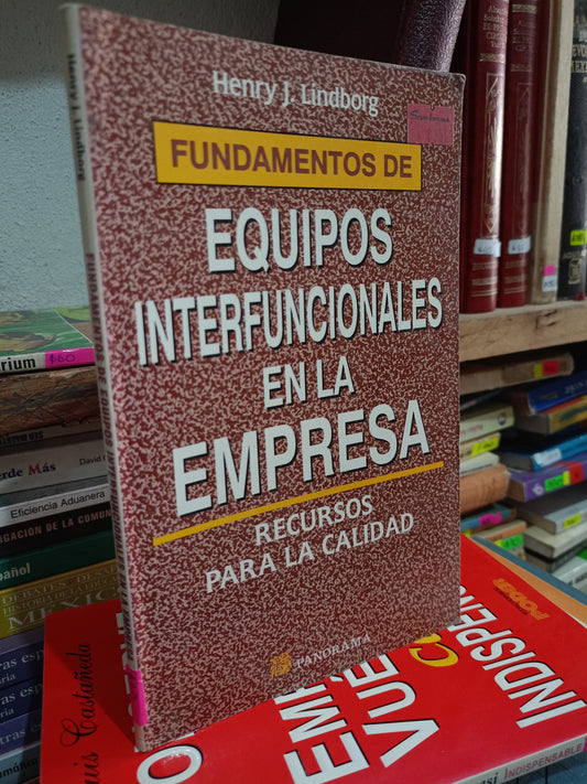 FUNDAMENTOS DE EQUIPOS INTERFUNCIONALES EN LA EMPRESA POR HENRY J. LINDBORG USADO ADMN LITERARIO 305