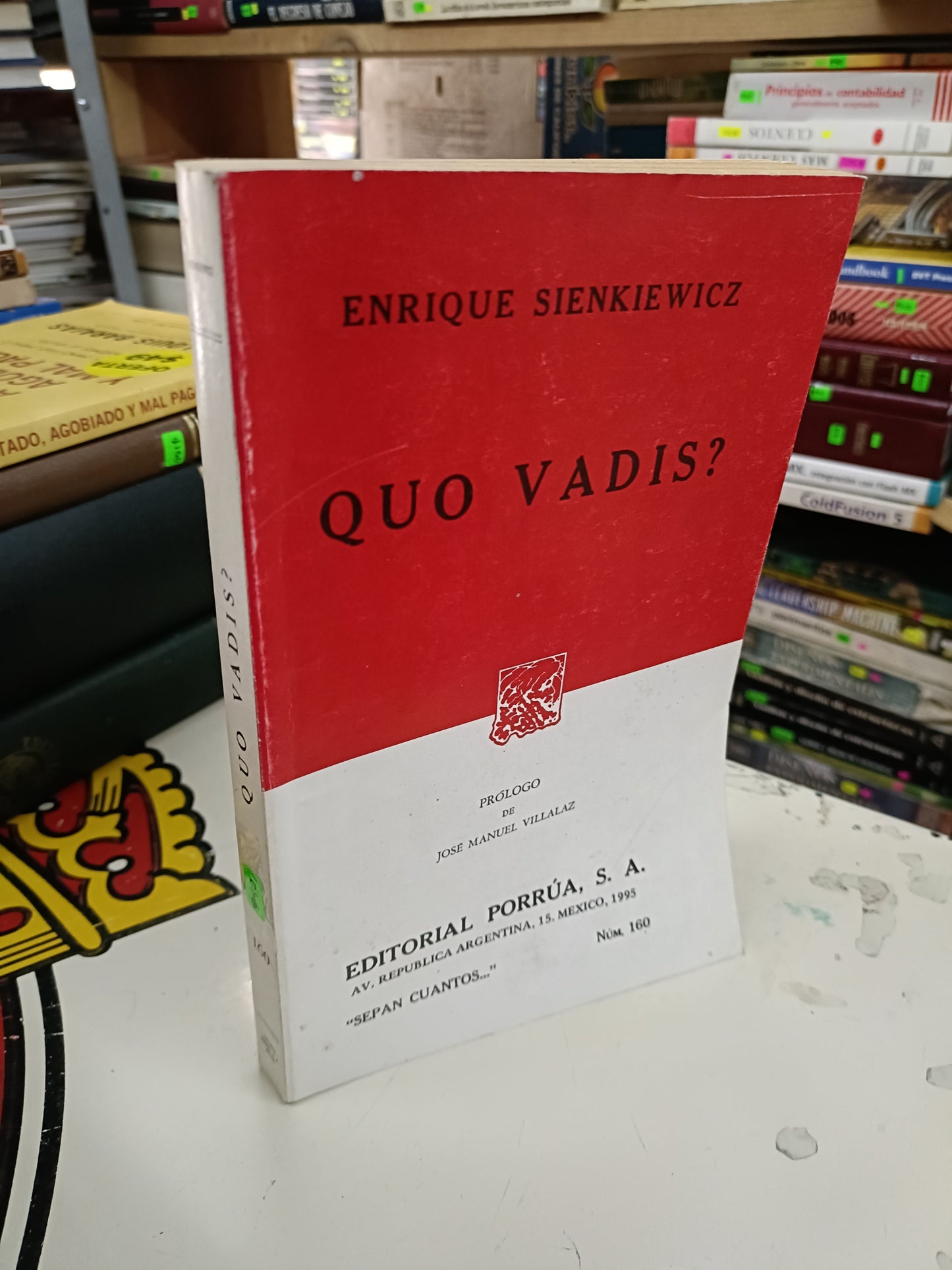 QUO VADIS POR ENRIQUE SIENKIEWICZ USADO NOVELA LITERARIO 207