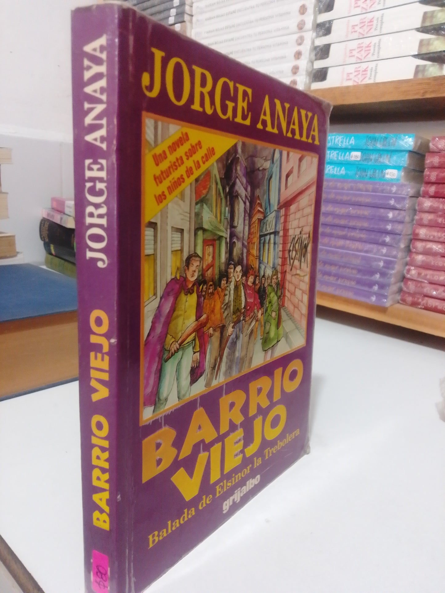 BARRIO VIEJO POR JORGE ANAYA USADO NOVELA JUAREZ