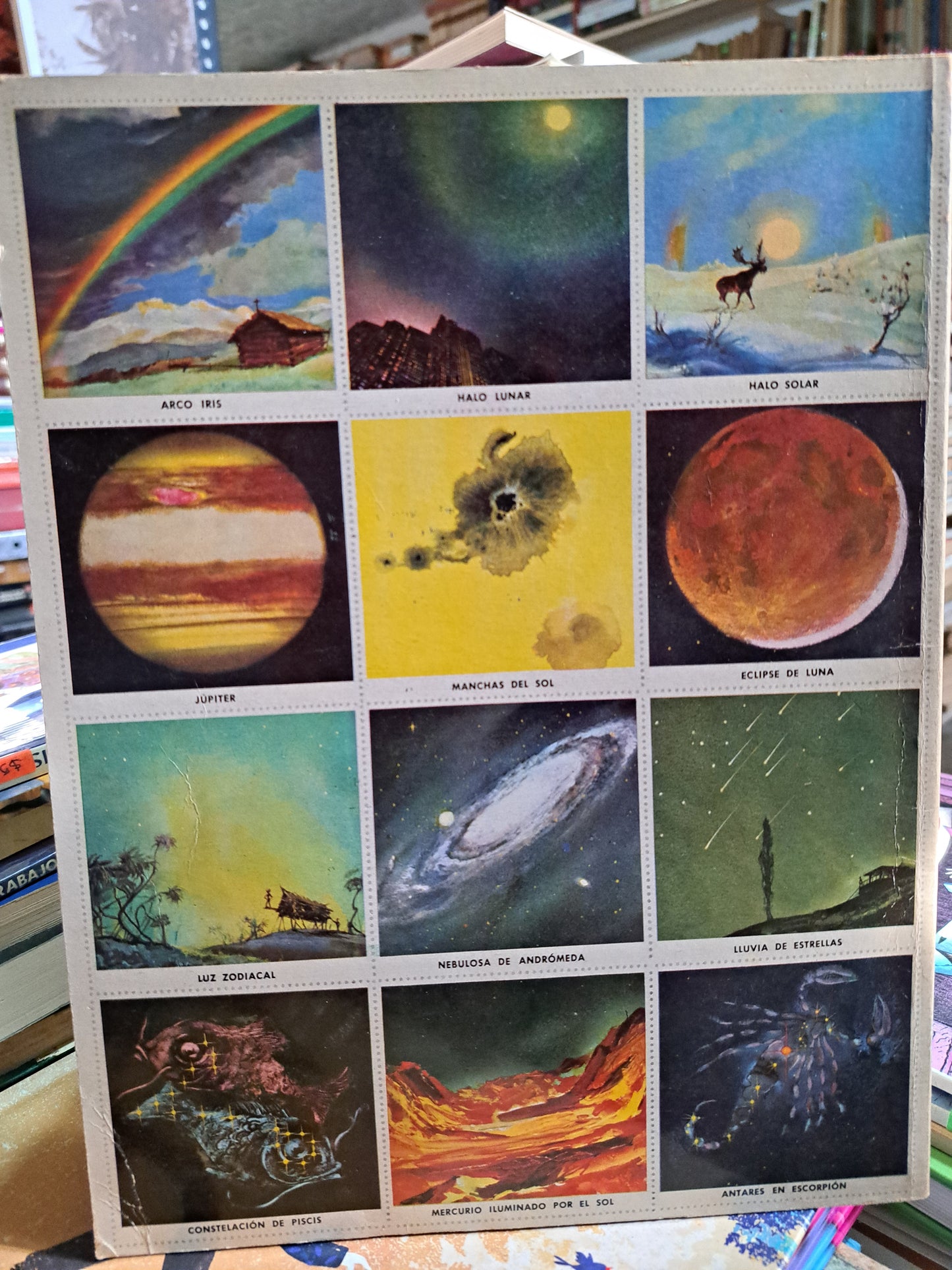 MARAVILLAS DEL ESPACIO UN LIBRO DE ORO DE ESTAMPAS USADO INFANTIL ALDAMA