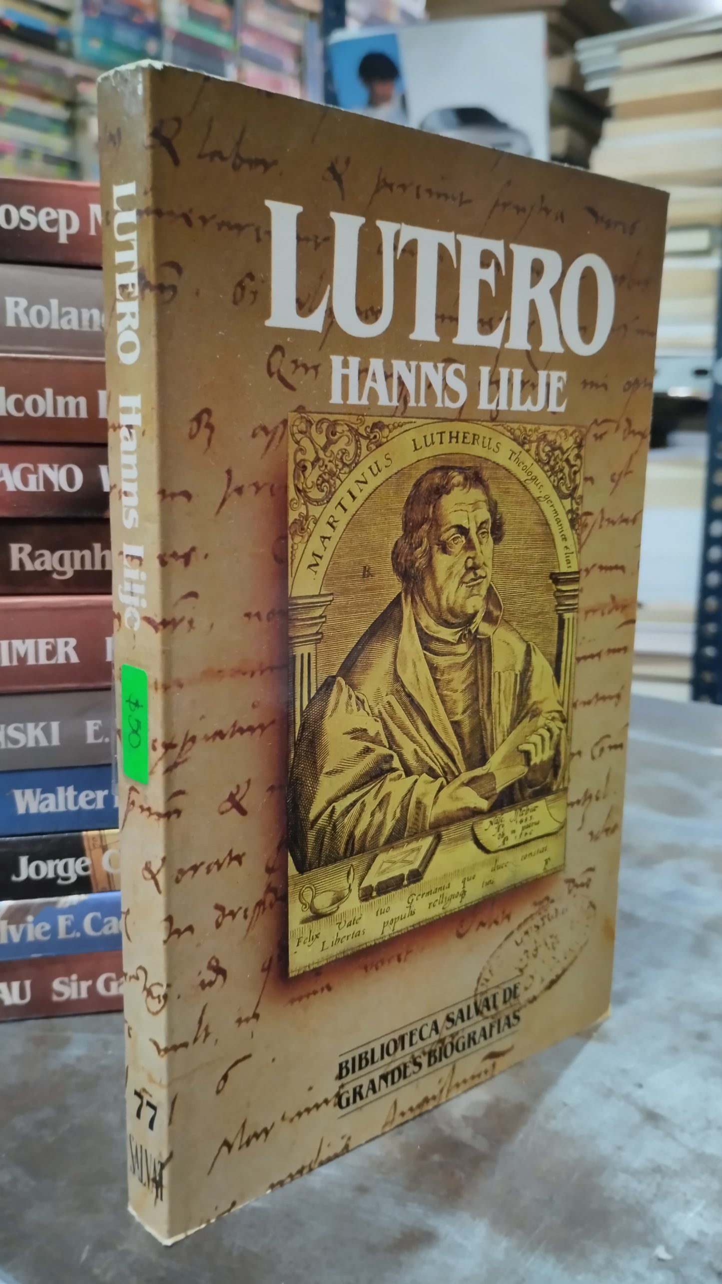 LUTERO POR HANNS LILJE LIBRO USADO HISTORIA ALDAMA