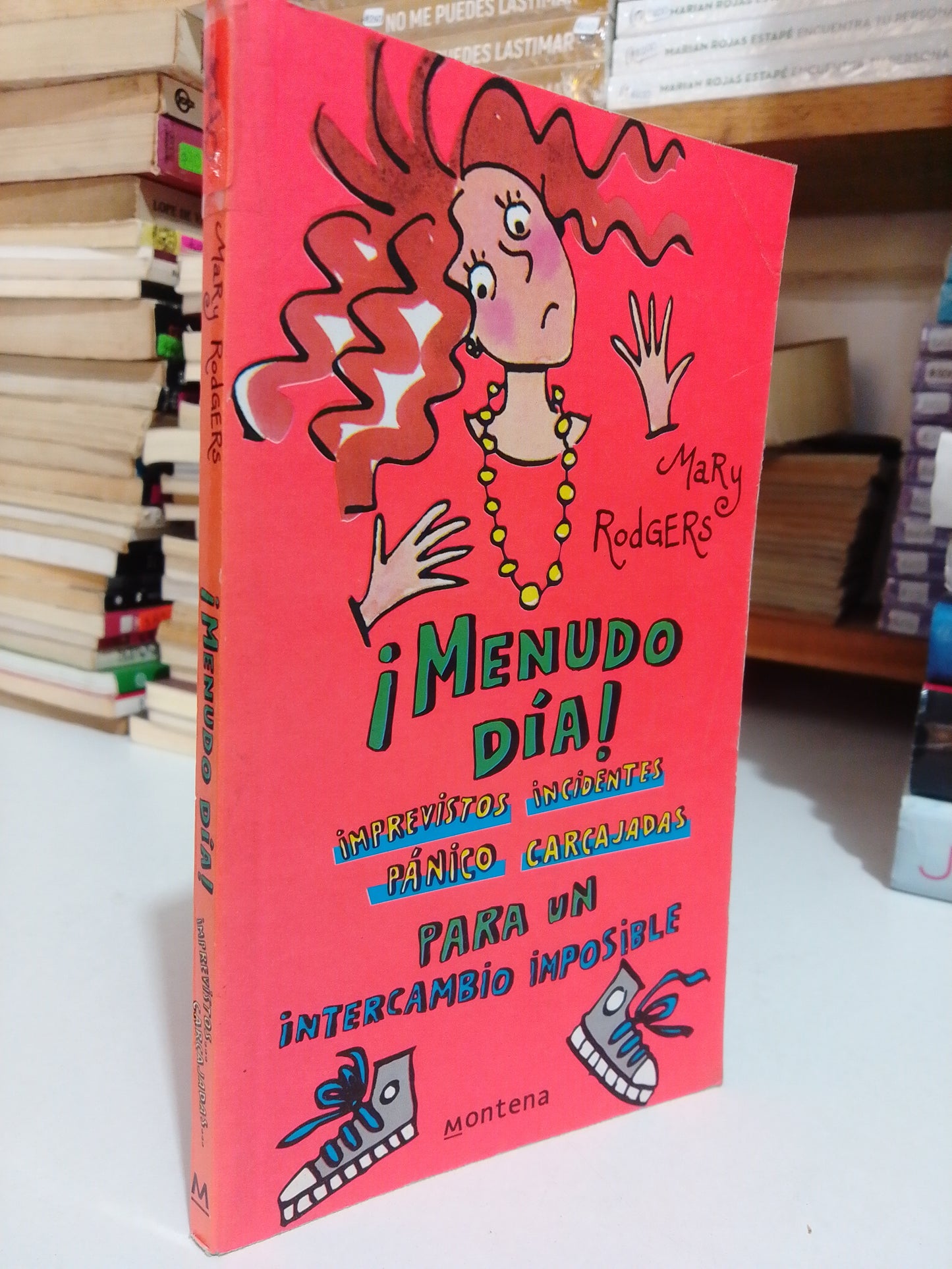 MENUDO DÍA PARA UN INTERCAMBIO IMPOSIBLE POR MARY RODGERS USADO NOVELA JUÁREZ