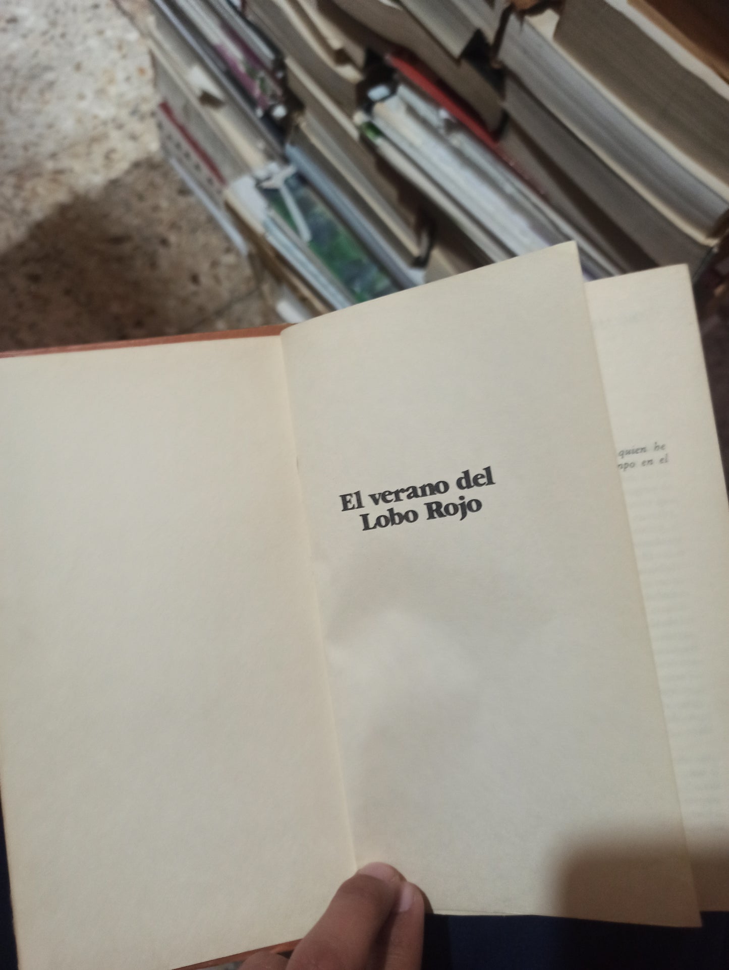 EL VERANO DEL LOBO ROJO POR MORRIS WEST USADO NOVELAS ALDAMA