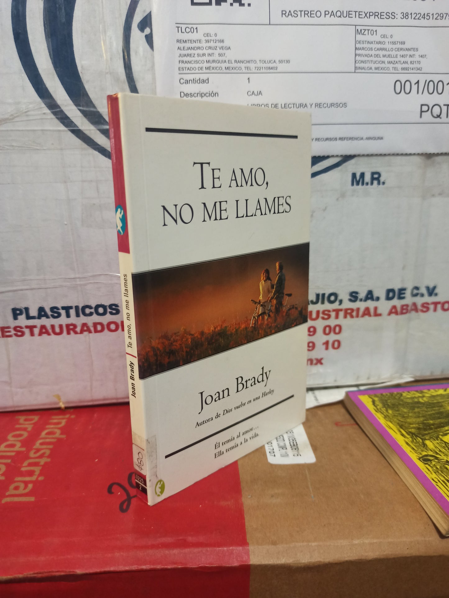 TE AMO NO ME LLAMES POR JOAN BRADY USADO NOVELAS JUÁREZ
