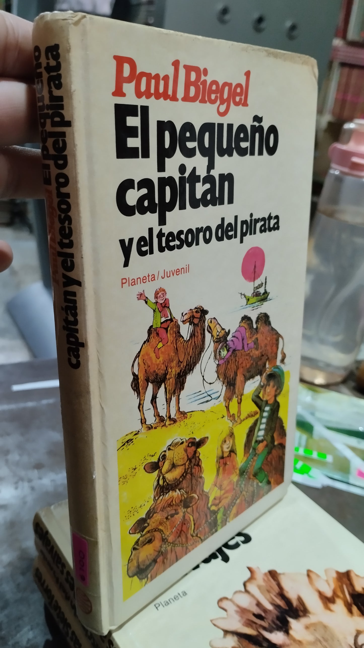 EL PEQUEÑO CAPITAN Y EL TESORO DEL PIRATA POR PAUL BIEGEL LIBRO USADO NOVELAS ALDAMA
