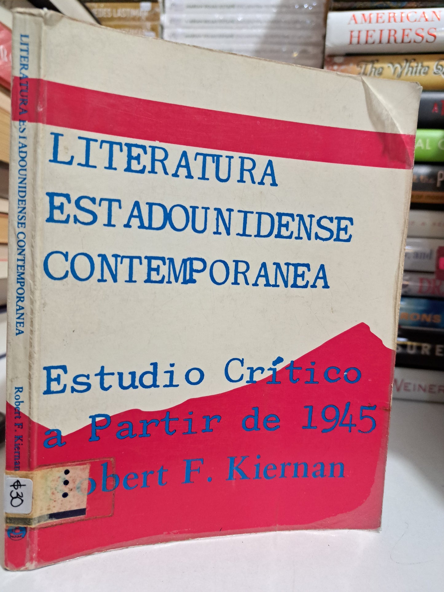 LITERATURA ESTADOUNIDENSE CONTEMPORÁNEA ROBERT F. KIERNAN USADO NOVELA JUÁREZ