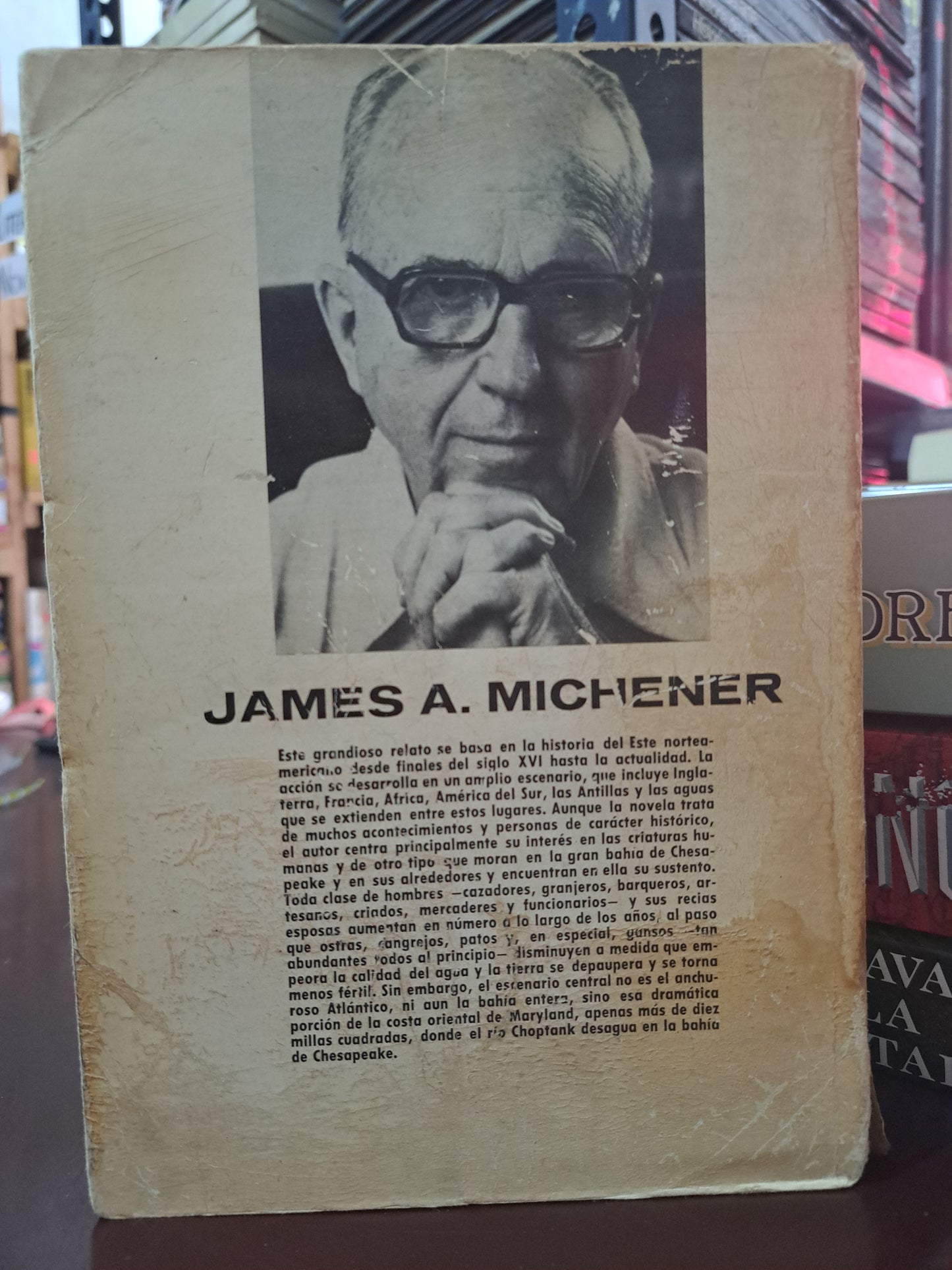 BAHÍA DE CHESAPEAKE  JAMES A. MICHENER USADO NOVELA LITERARIO 305