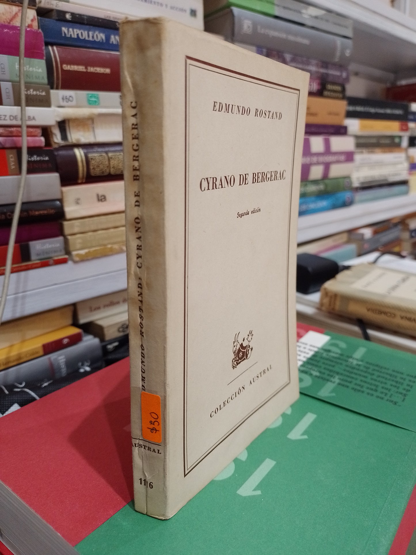 CYRANO DE BERGERAC POR EDMUNDO ROSTAND USADO NOVELA JUAREZ 515