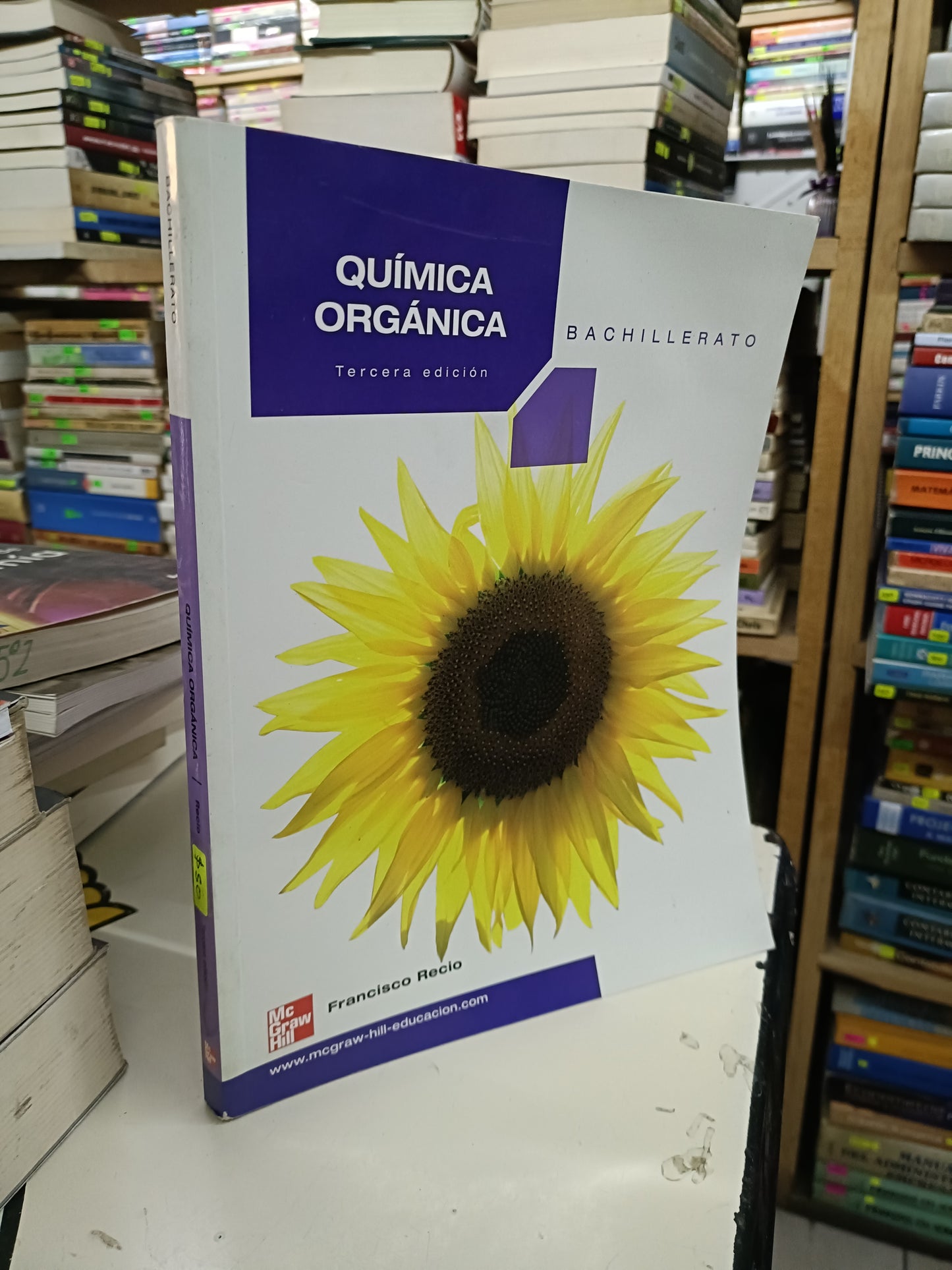 QUÍMICA ORGÁNICA BACHILLERATO POR FRANCISCO RECIO USADO QUÍMICA LITERARIO 207
