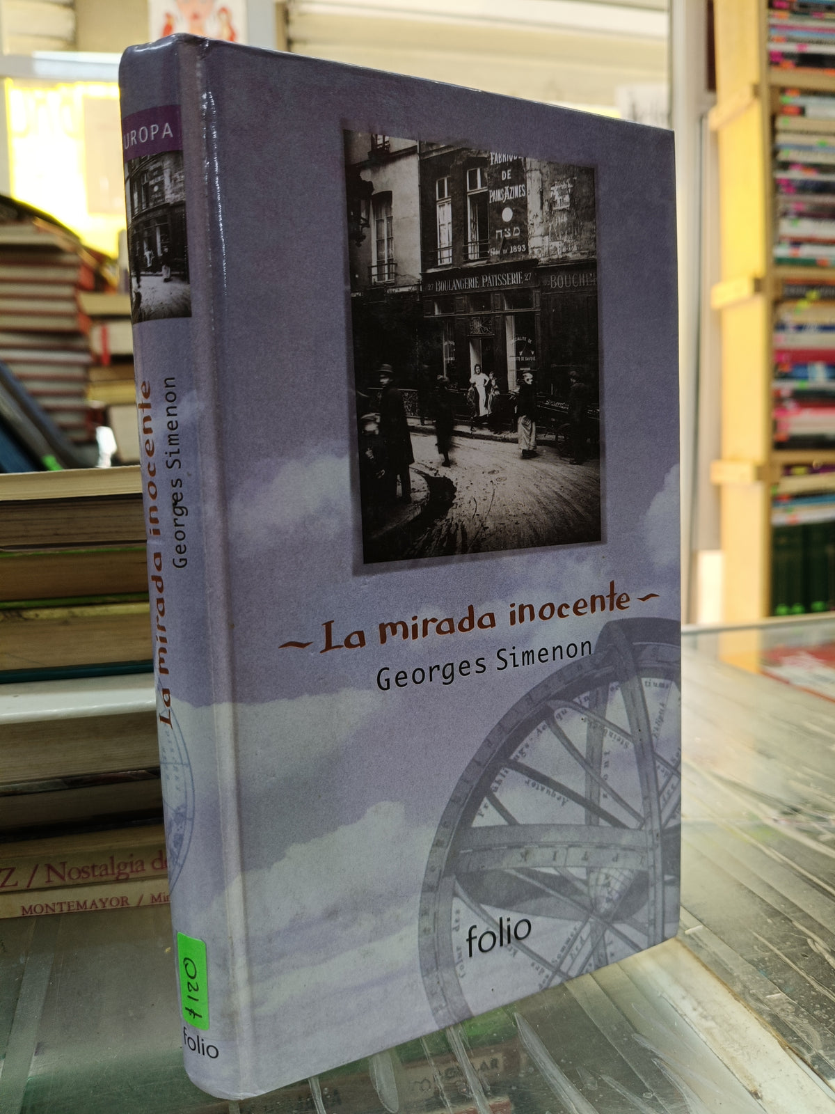 LA MIRADA INOCENTE POR GEORGES SIMENON USADO NOVELA JUAREZ 515