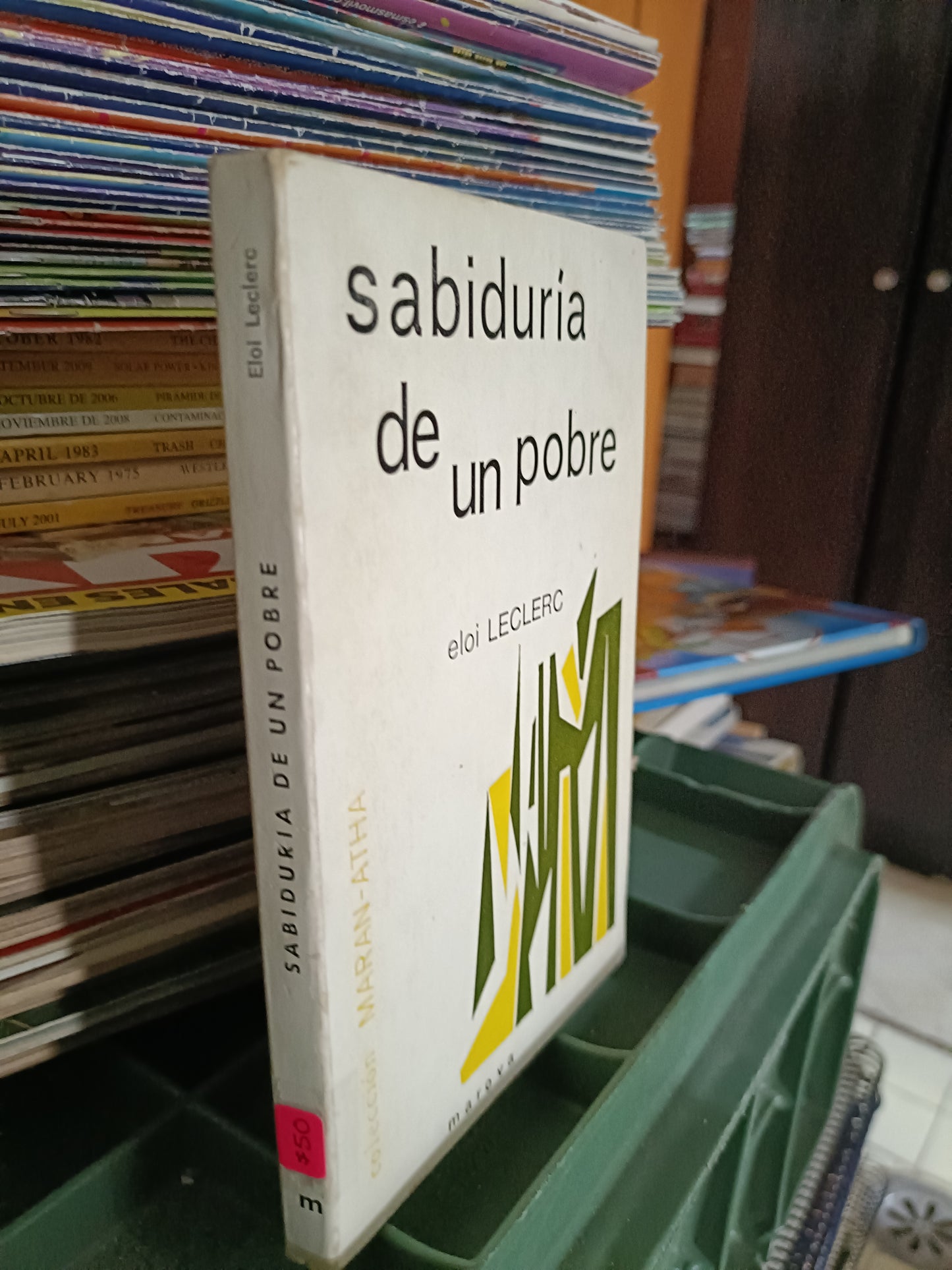 SABIDURIA DE UN POBRE POR ELOI LECLERC USADO SUPERACION PERSONAL JUAREZ 515