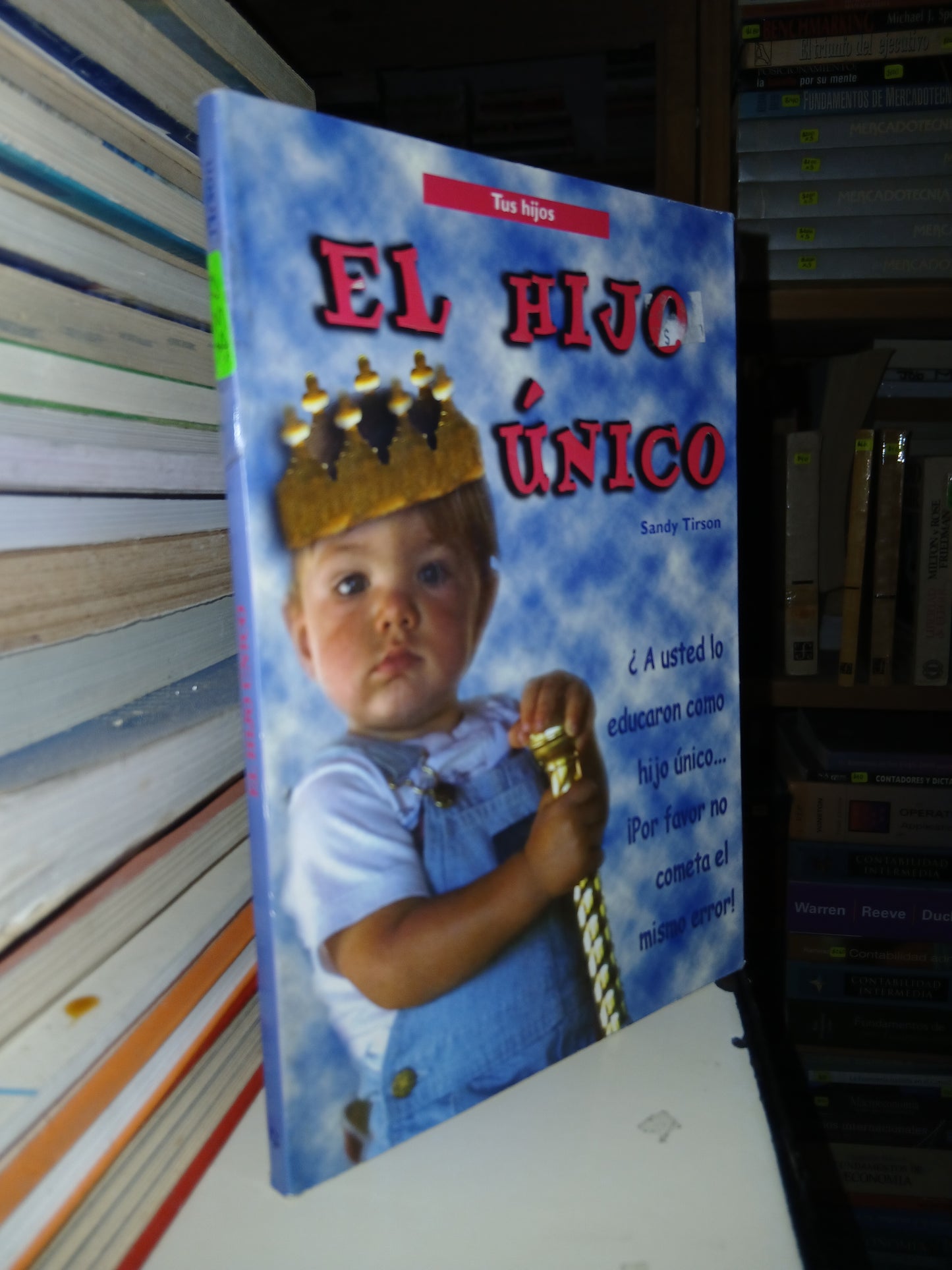 EL HIJO ÚNICO POR SANDY TIRSON USADO SUPERACIÓN PERSONAL LITERARIO 207