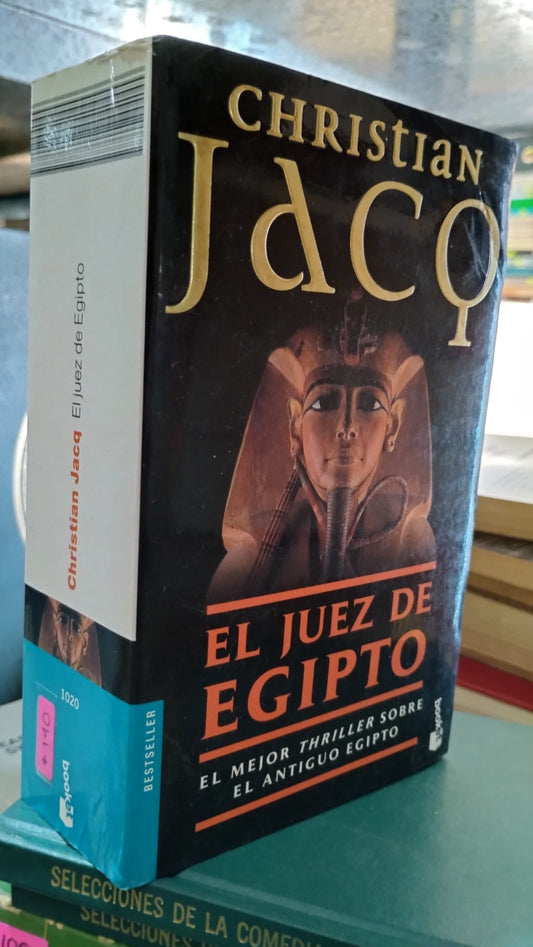 EL JUEZ DE EGIPTO POR CHRIDTIAN JACQ LIBRO USADO NOVELAS ALDAMA