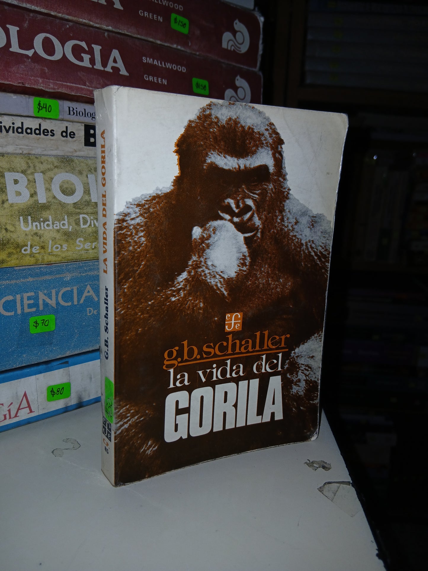 LA VIDA DEL GORILA POR G.B.SCHALLER USADO BIOLOGÍA LITERARIO 207