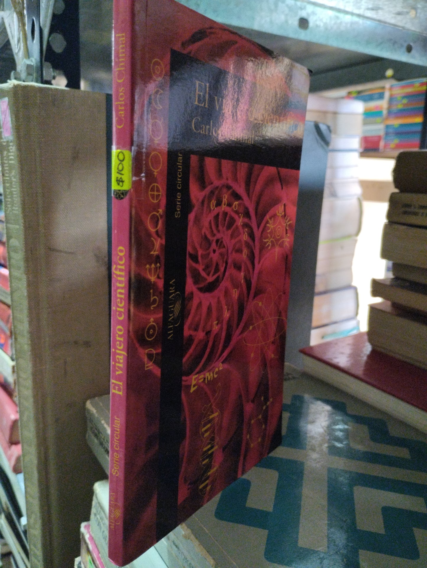 EL VIAJERO CIENTIFICO POR CARLOS CHIMAL USADO NOVELAS ALDAMA