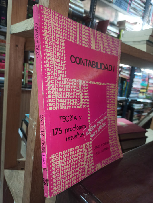 CONTABILIDAD TEORIA Y 175 PROBLEMAS RESUELTOS POR JAMES A. CASHIN USADO ADMINISTRACIÓN ALDAMA