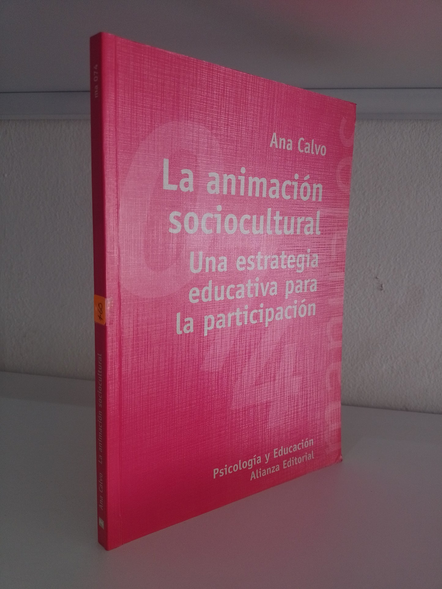 LA ANIMACION SOCIOCULTURAL POR ANA CALVO USADO SOCIOLOGIA JUAREZ 515