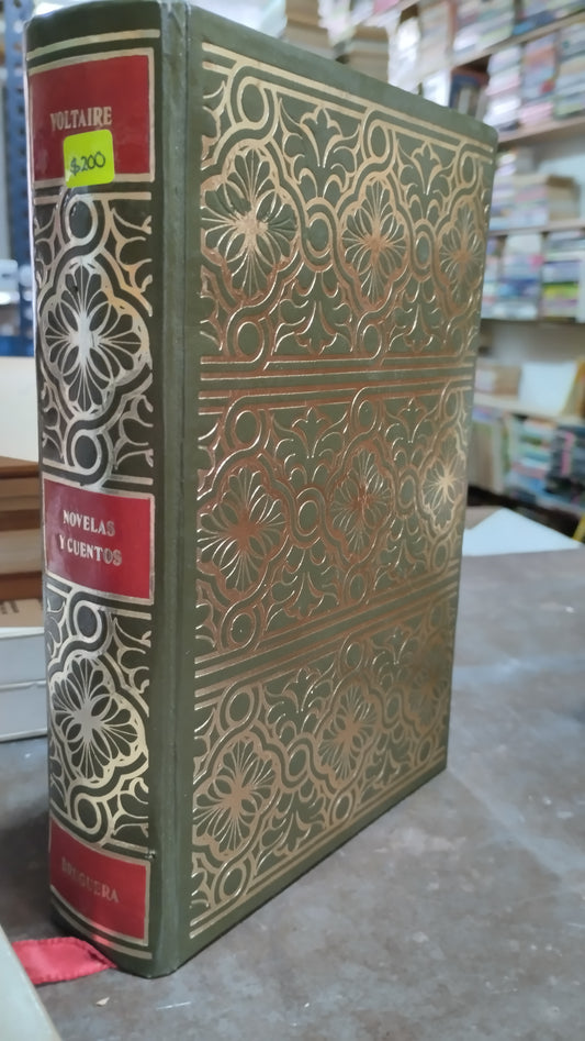 VOLTAIRE NOVELAS Y CUENTOS LIBRO USADO ANTIGUO ALDAMA