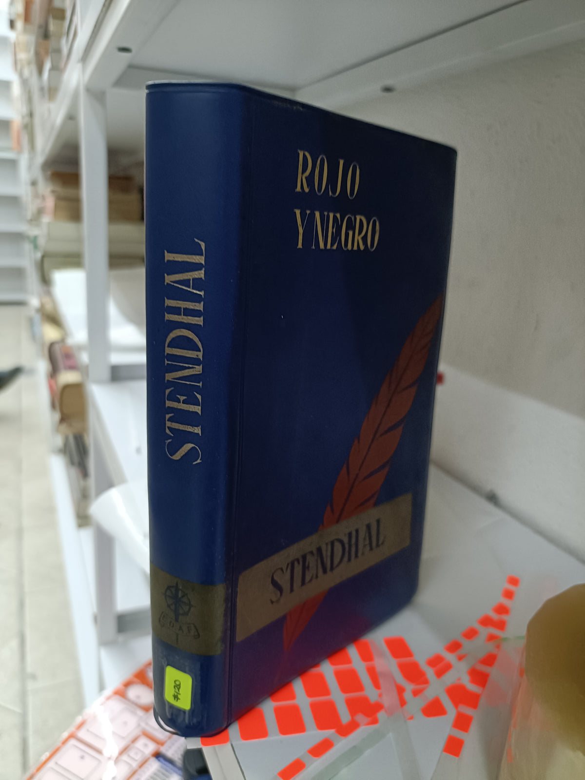 ROJO Y NEGRO POR STENDHAL USADO NOVELA JUAREZ 515