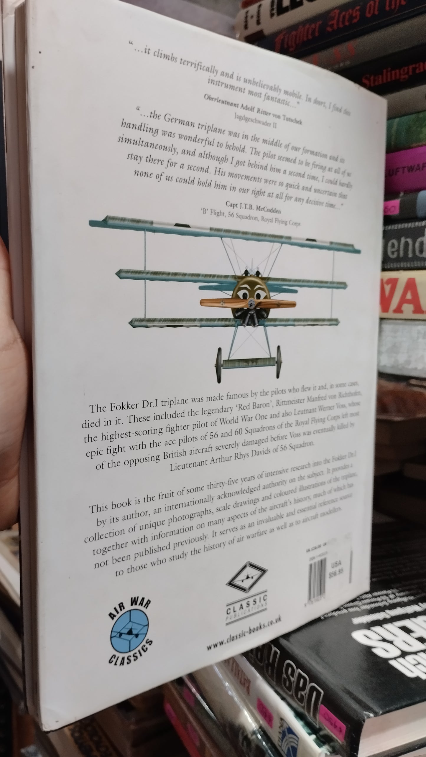 FOKKER DR I TRIPLANE A WORLD WAR ONE LEGEND POR PAUL LEAMAN LIBRO USADO HISTORIA ALDAMA