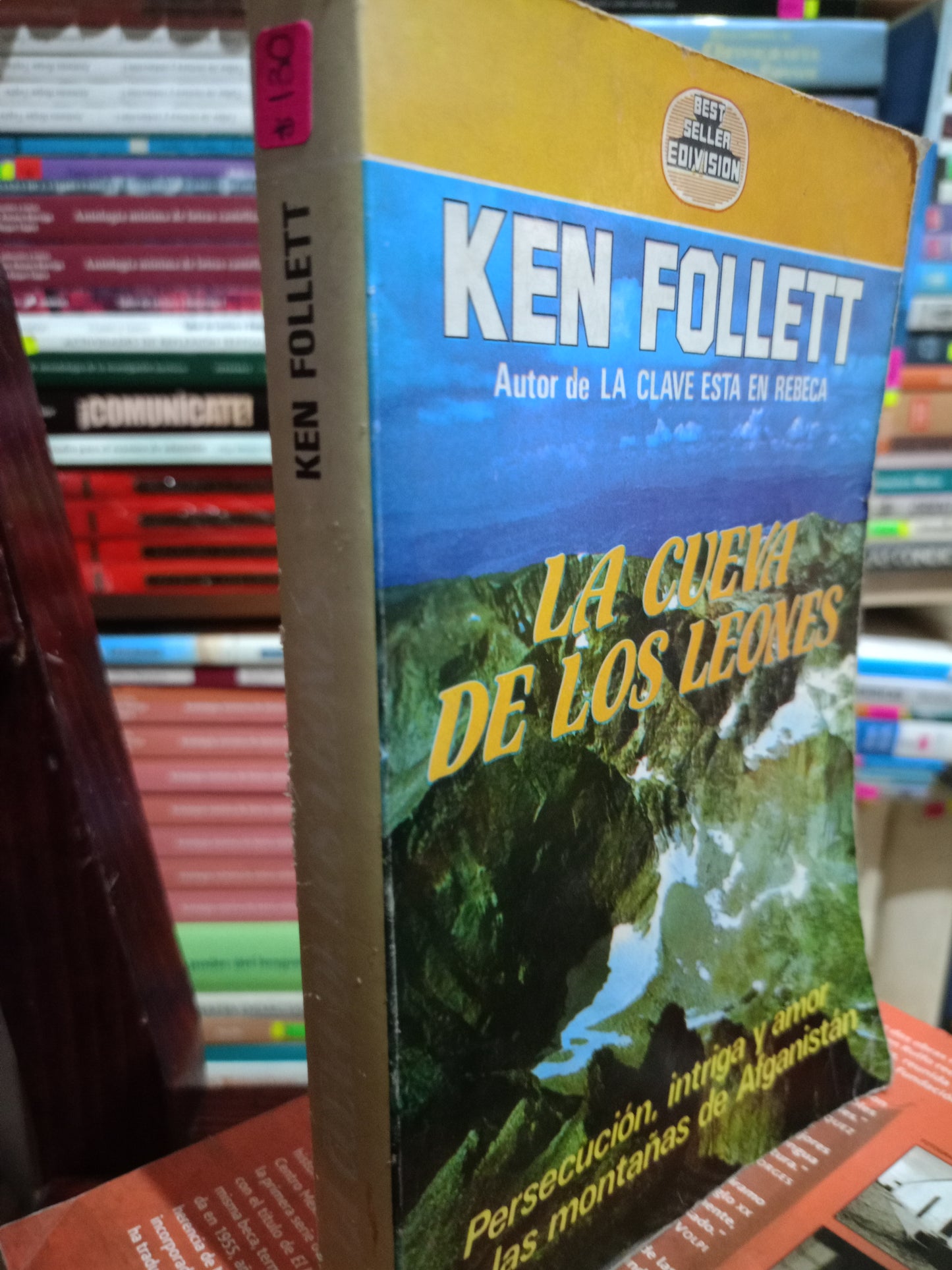 LA CUEVA DE LOS LEONES POR KEN FOLLET USADO NOVELA LITERARIO 305