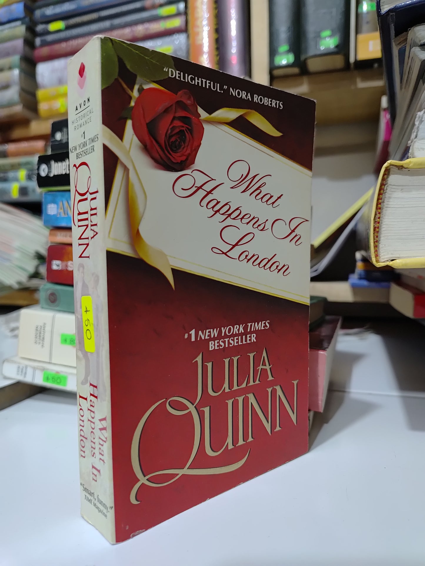 WHAT HAPPENS IN LONDON POR JULIA QUINN USADO IDIOMAS JUAREZ
