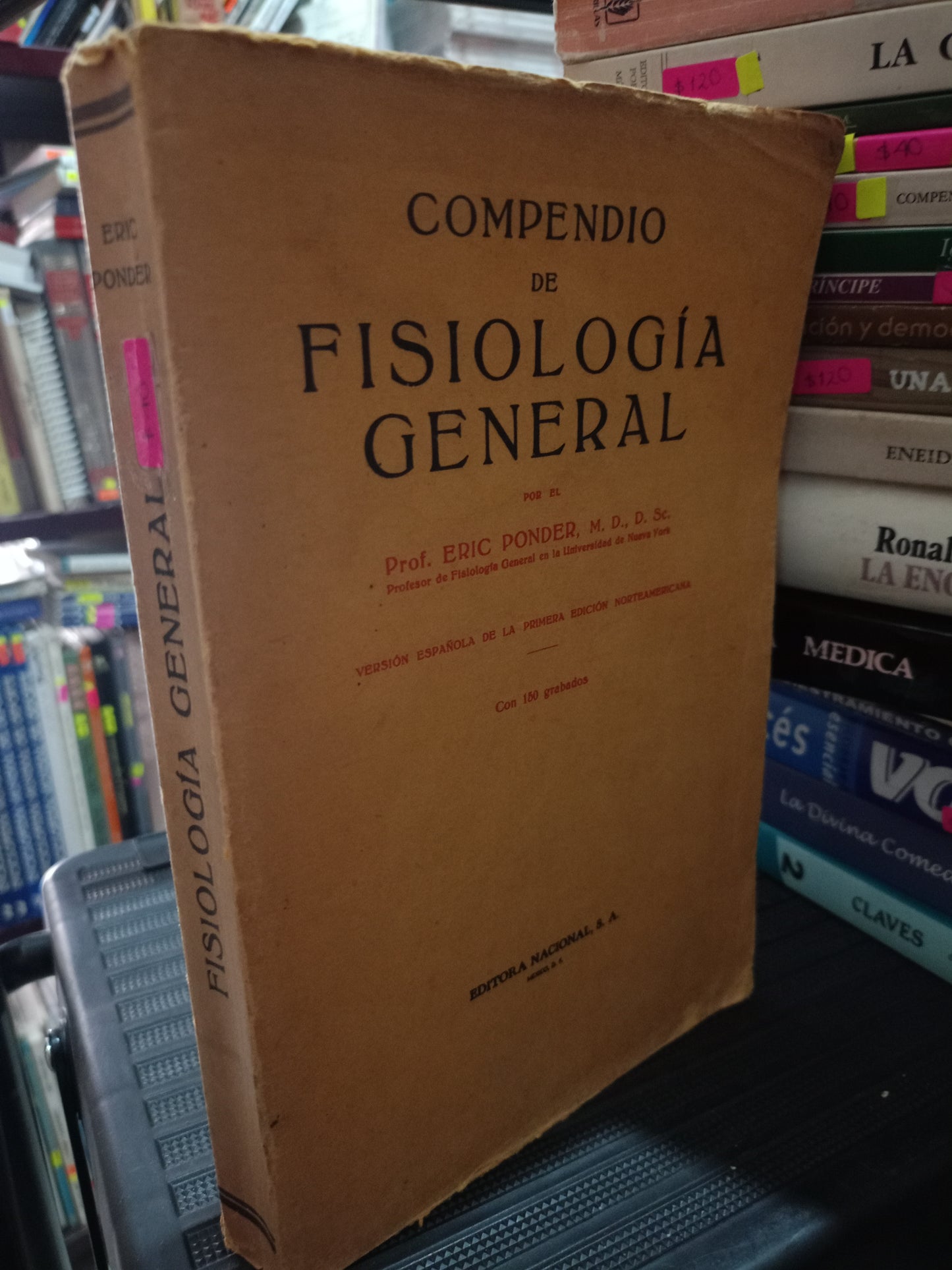 COMPENDIO DE FILOSOFIA GENERAL POR ERIC PONDER USADO SALUD LITERARIO 305