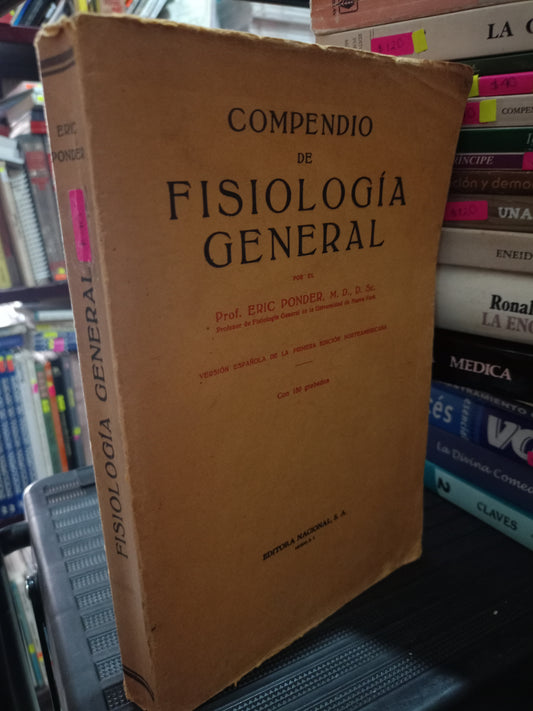 COMPENDIO DE FILOSOFIA GENERAL POR ERIC PONDER USADO SALUD LITERARIO 305