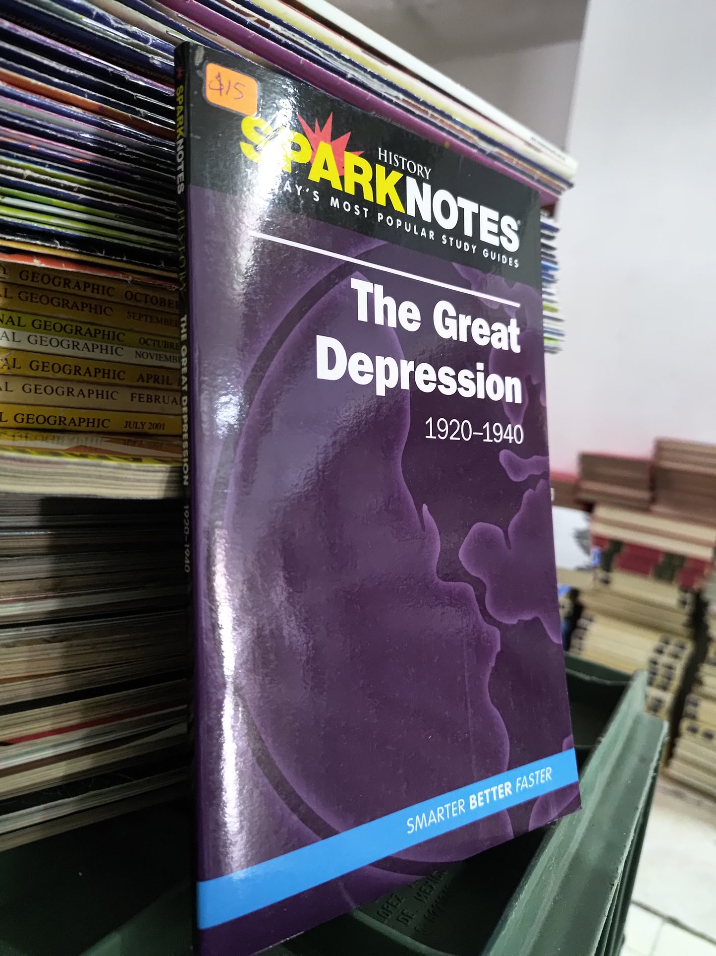 THE GREAT DEPRESSION POR EDITORIAL SPARKNOTES USADO IDIOMAS JUAREZ 515