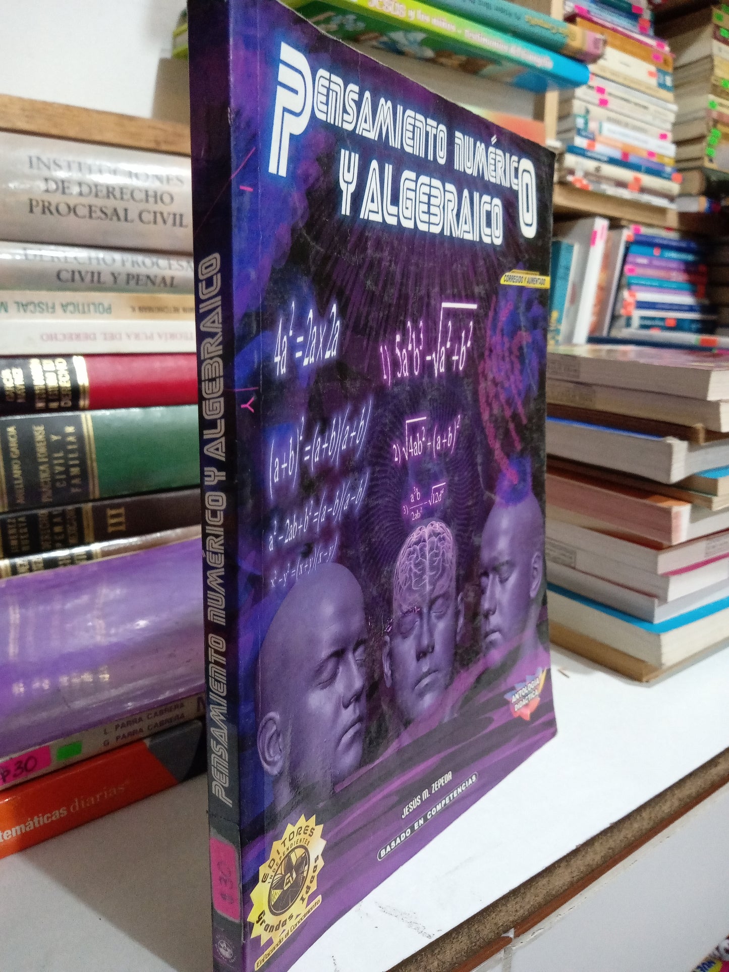 PENSAMIENTO NUMERICO Y ALGEBRAICO POR JESUS M ZEPEDA USADO MATEMÁTICAS JUÁREZ