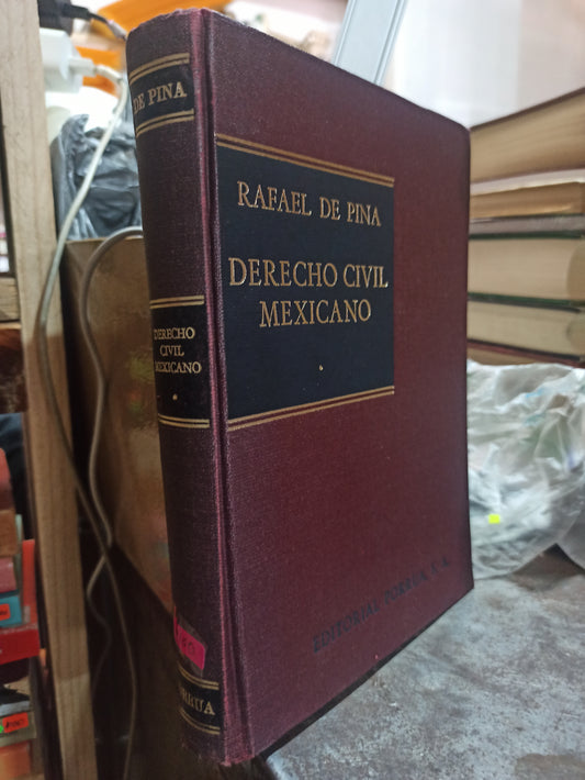 DERECHO CIVIL MEXICANO POR RAFAEL DE PINA USADO DERECHO ALDAM