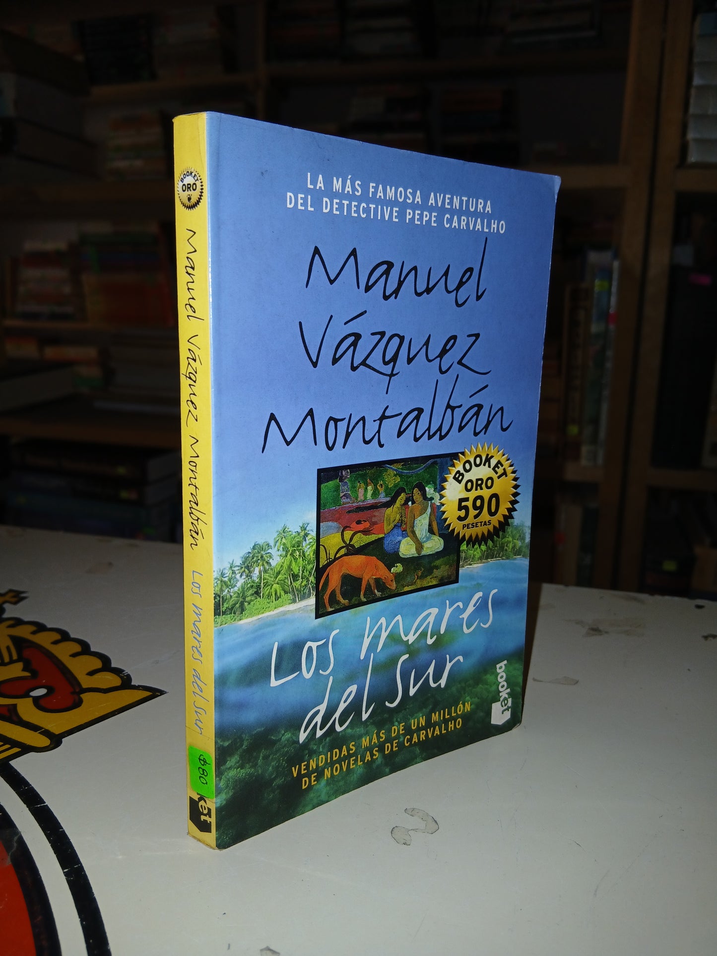 LOS MARES DEL SUR POR MANUEL VÁZQUEZ MONTALBÁN USADO NOVELA LITERARIO 207
