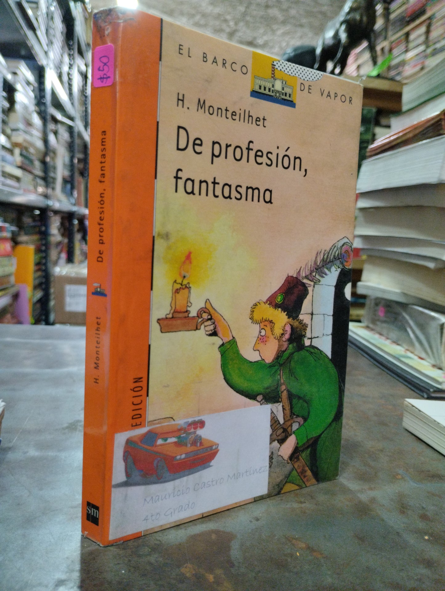 DE PROFESOR A FANTASMA POR H. MONTEILHET USADO INFANTIL ALDAMA