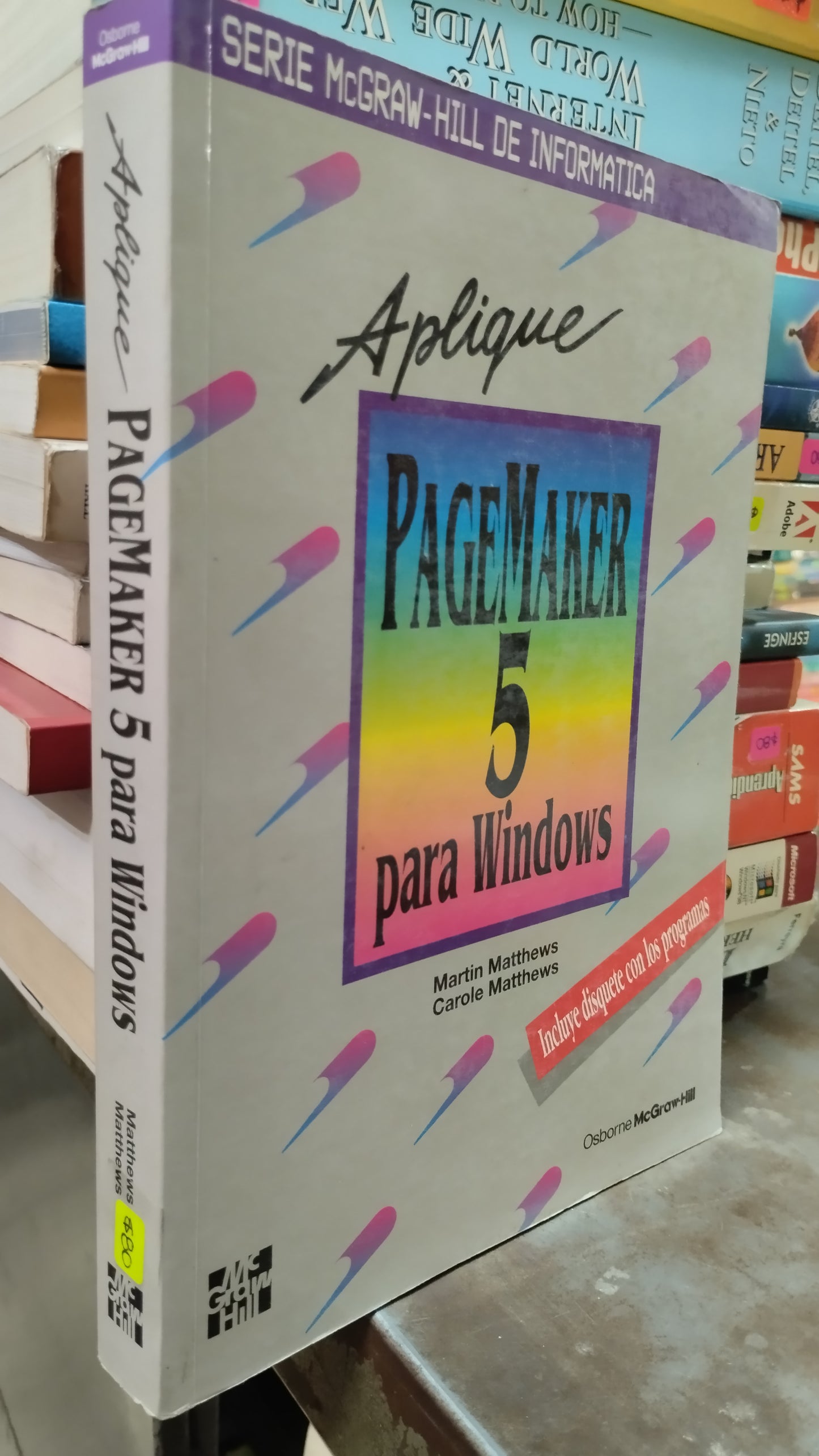 APLIQUE PAGEMAKER 5 PARA WINDOWS POR MARTIN MATTHEWS LIBRO USADO COMPUTACION ALDAMA